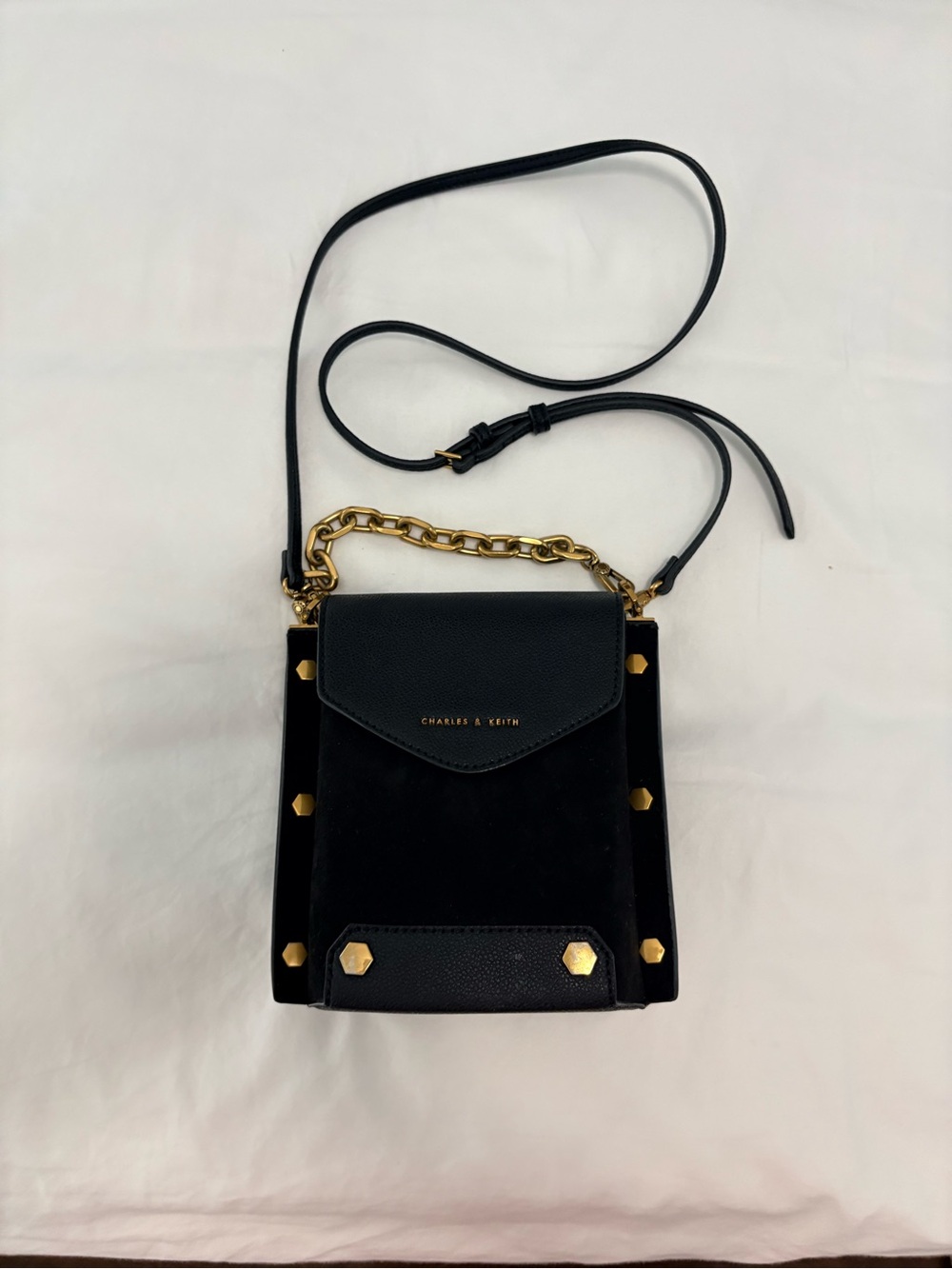 Charles & Keith Black Crossbody